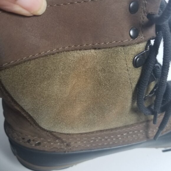 Sorel Womens Black Brown Winter Fancy Lace ll Hiking Winter & Rain Boots Sz 7 - Picture 12 of 15